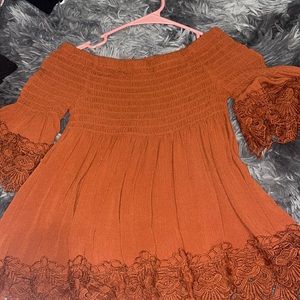 Orange shirt